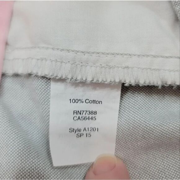 J. Crew Skimmer Oxford Cotton Crop Trouser Pants in Gray Size 4 - Picture 7 of 10